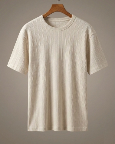 Áo Thun Nam Ribbon Collection – Màu Be