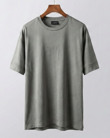 Áo thun Emporio nam xám chuột
