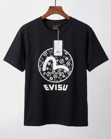 Áo Thun Evisu Black Logo Tough Tailored – Form Regular Fit