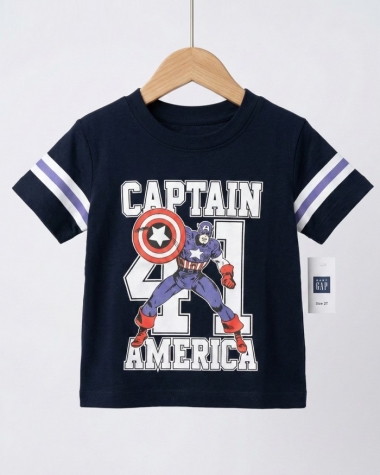 Áo Thun Bé Trai - Captain America