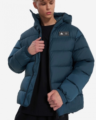 Áo Khoác Phao Nam Kappa Puffer Xanh Teal