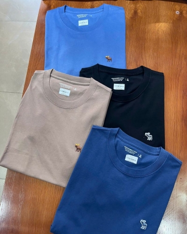 Áo thun Abercrombie feather gray