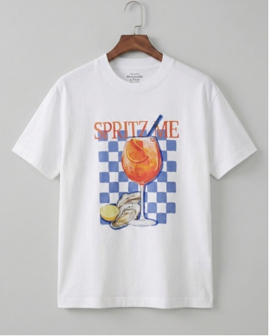 Áo Thun Abercrombie & Fitch Oversize - "Spritz Me"