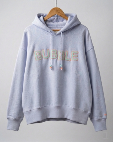 Áo Hoodie Nữ American Eagle Bubble – Tím Lilac