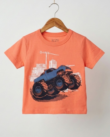 Áo Thun Bé Trai The Children's Place Hình Xe Monster Truck