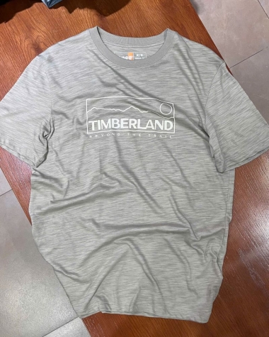 Áo Thun Nam Timberland Xanh Rêu Nhạt