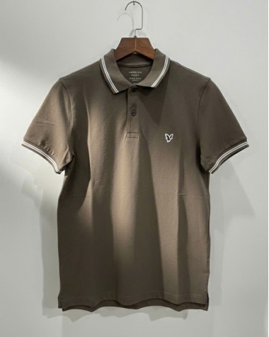 Polo nam Eagle xanh rêu đậm