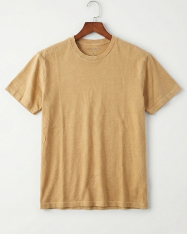 Áo Thun Nam American Eagle Standard Fit - Màu Vàng Cát