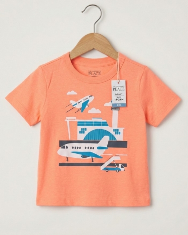 Áo Thun Bé Trai - Hình Máy Bay