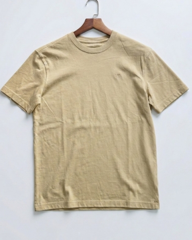 Áo Thun Cotton Premium Basic – Sand Beige