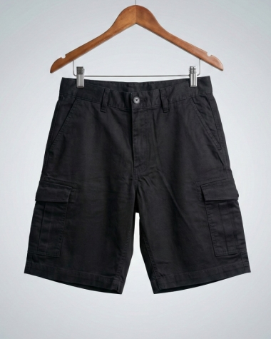 Quần Short Linen Cargo Uniqlo 6 Túi – Màu Đen