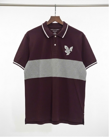 Polo nam American Eagle ColorBlock