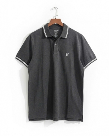 Polo nam American Eagle xám chuột