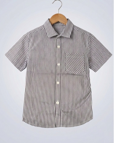 Áo Sơ Mi Bé Trai Tay Ngắn S&D – Họa Tiết Kẻ