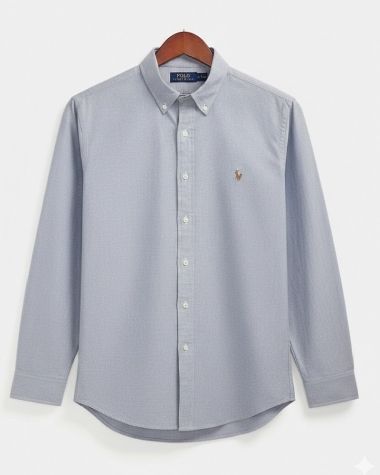Áo Sơ Mi Nam Ralph Lauren Oxford Xám