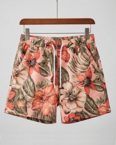 Quần Short Đi Biển American Eagle Họa Tiết Tropical
