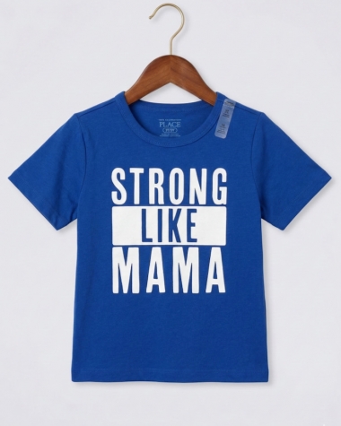 Áo Thun Bé Trai - Strong Like Mama