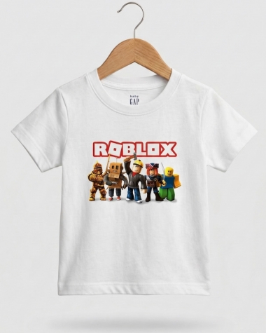 Áo Thun Bé Trai - Hình In Roblox