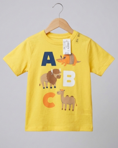 Áo Thun Bé Trai - In Chữ ABC