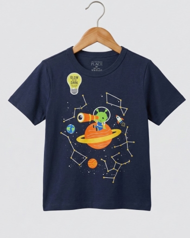 Áo Thun Bé Trai - Chủ Đề Vũ Trụ