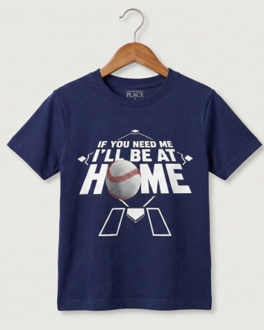 Áo Thun Bé Trai - Họa Tiết Baseball
