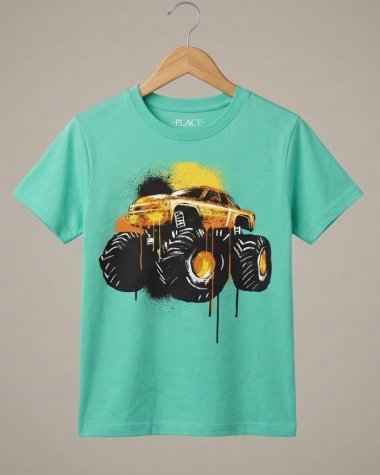 Áo Thun Bé Trai Place - Họa Tiết Monster Truck