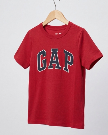 Áo Thun Bé Trai Gap Logo Classic – Đỏ