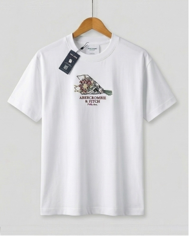 Áo Thun Abercrombie & Fitch Oversize - Họa Tiết Hoa