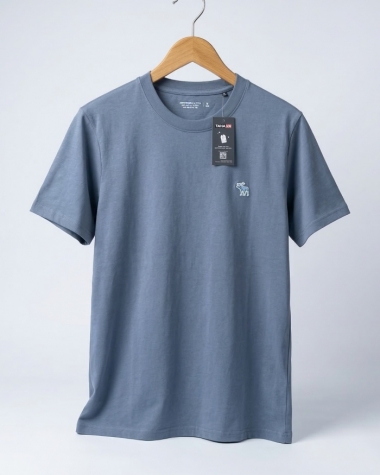 Áo thun Abercrombie màu Pale blue