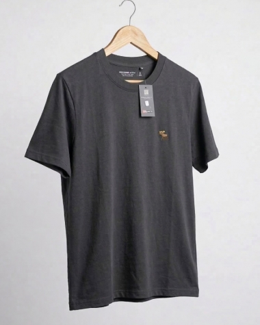 Áo thun nam Aber Logo nâu