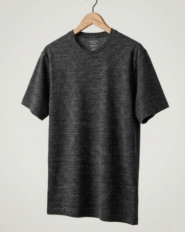 Áo Thun Nam American Eagle Standard Fit - Vải Mélange Xám Đậm