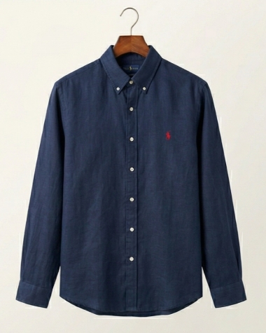 Áo Sơ Mi Nam Ralph Lauren Linen - Màu Xanh Đen