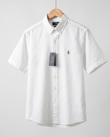 Áo Sơ Mi Nam Ralph Lauren Tay Ngắn - Màu Trắng