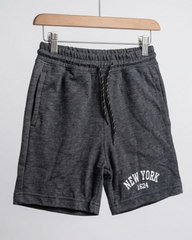 Quần Short Thun Da Cá Bé Trai - Màu đen