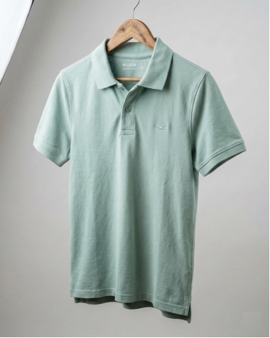 Áo Polo Hollister Nam Xanh Mint - Vải Cá Sấu
