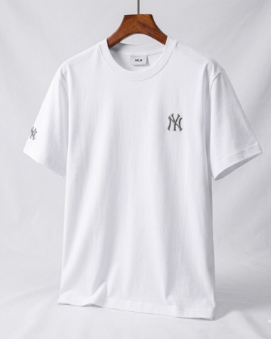 Áo thun Unisex MLB NY Chính Hãng - Màu Trắng