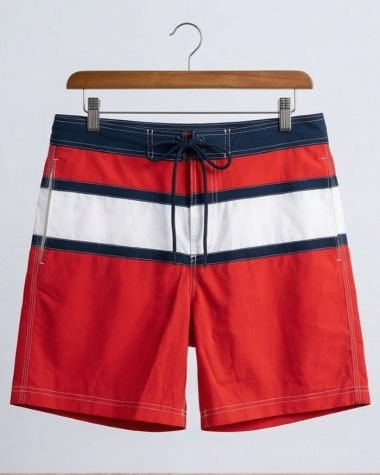Quần Short Đi Biển American Eagle – Màu Đỏ