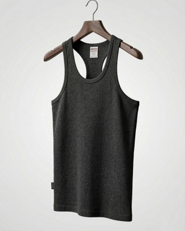 Áo 3 Lỗ Nam Avirex USA – Xám Đậm