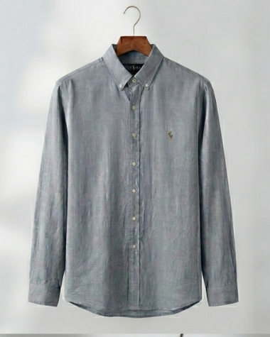 Áo Sơ Mi Nam Ralph Lauren Classic Fit - Xám đậm