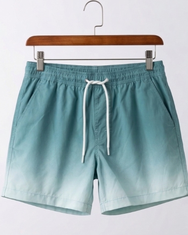 Quần Short Đi Biển American Eagle – Xanh Ombre